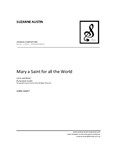 Mary a Saint for all the World (song sheet)